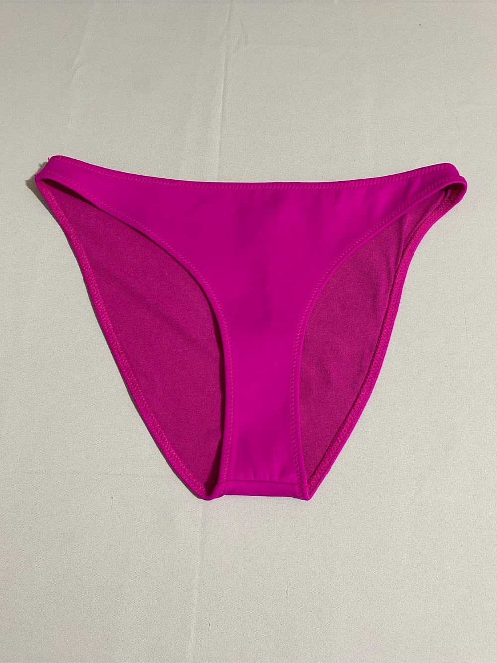 GOOD AMERICAN Fuchsia Pink Hi-cut Bikini Bottom Women's Size 2